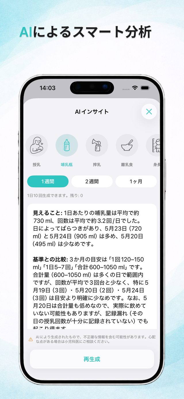 記録からの AI 分析