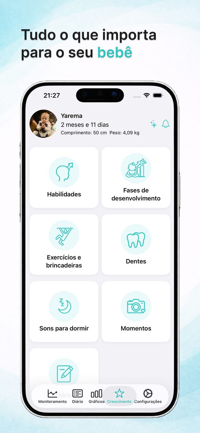 Área de desenvolvimento do bebê