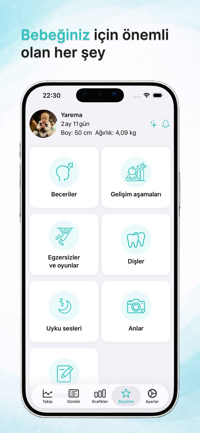 Bebek gelişim bölümü